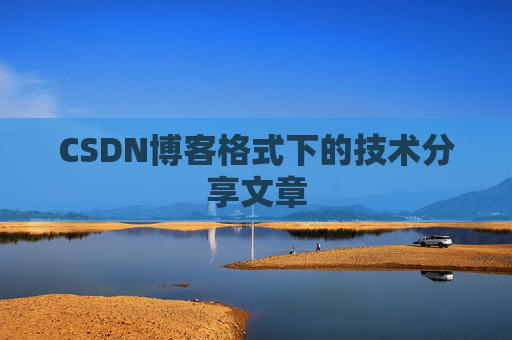 CSDN博客格式下的技术分享文章